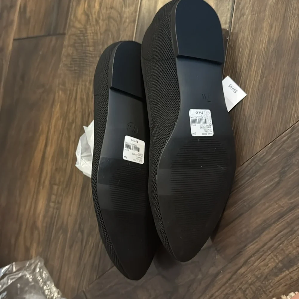 Black Pointed Toe Flats - Lane Bryant